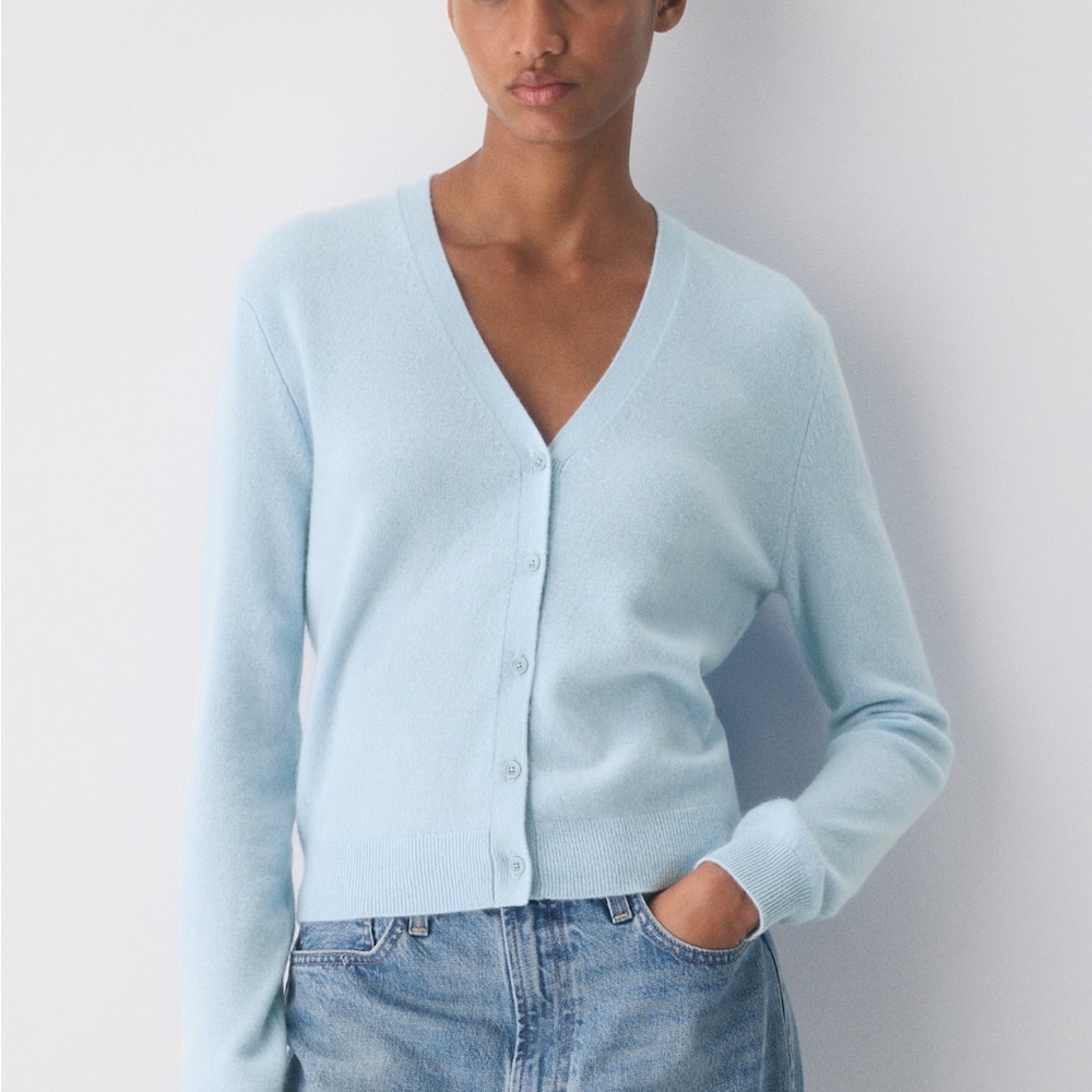 Aritzia Bare Cashmere Laureate Cardigan